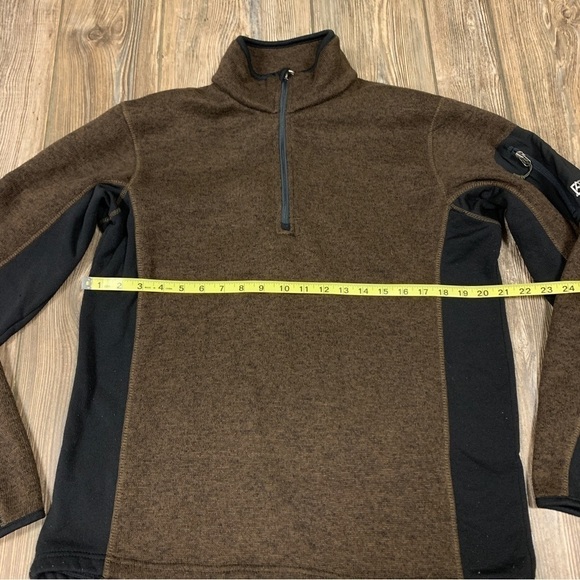 Avanlanche Brown Fleece Pullover Large Sweatshirt - Picture 6 of 7